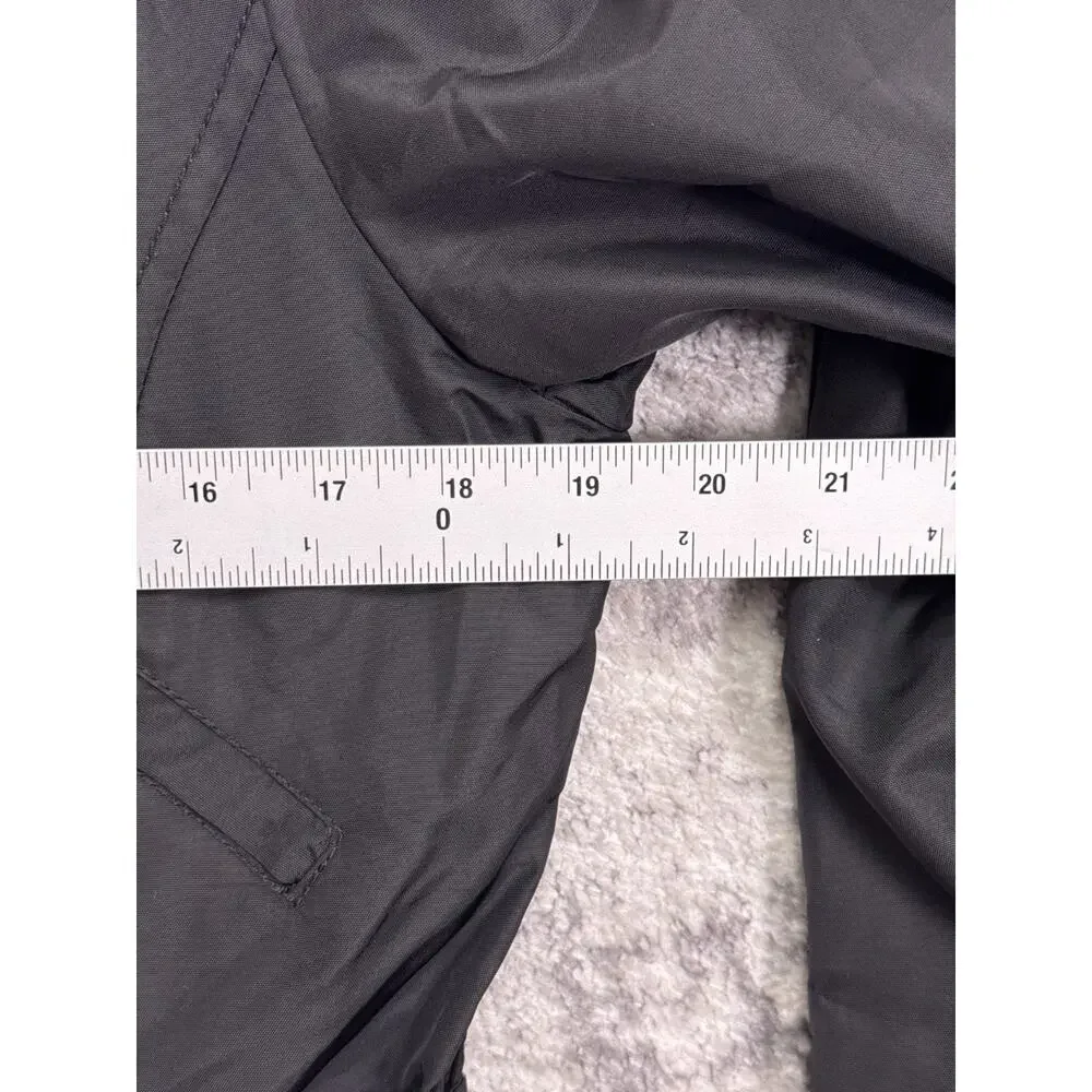 Max Mara Jacket 8 Womens Black Full Zip Nylon Utility Field Hunting